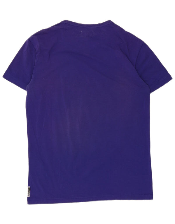 Armani Jeans T-shirt uomo Top Small Viola in cotone