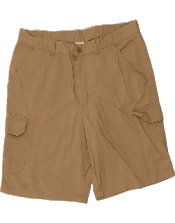VINTAGE Mens Cargo Shorts W36 Large  Beige Cotton Vintage Vintage and Second-Hand Vintage from Messina Hembry 