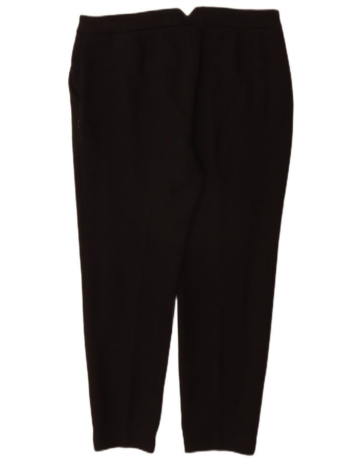 Pantaloni chino slim da donna Hobbs UK 12 medi W32 L26 poliestere nero