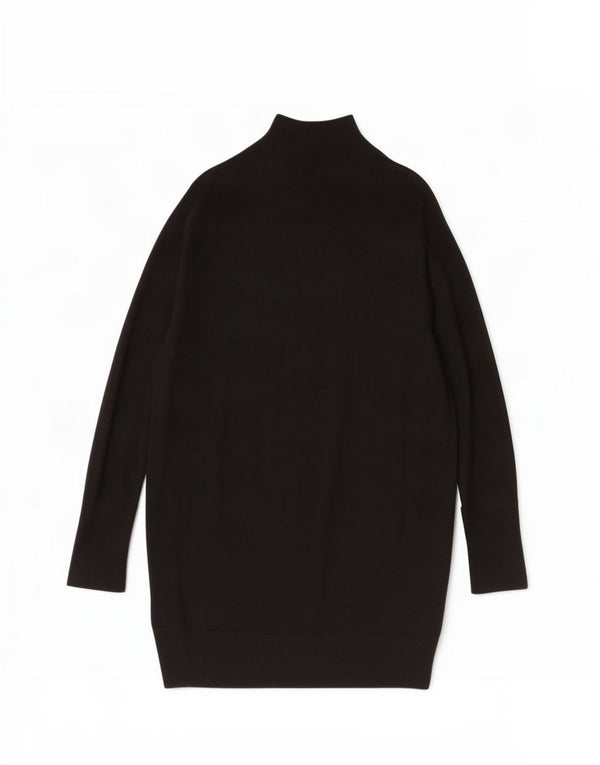 Abito maglione a maniche lunghe da donna Cos UK 14 Lana nera media