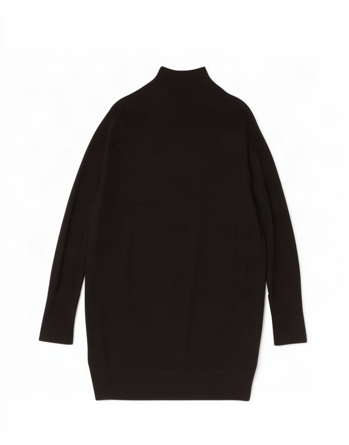 Abito maglione a maniche lunghe da donna Cos UK 14 Lana nera media