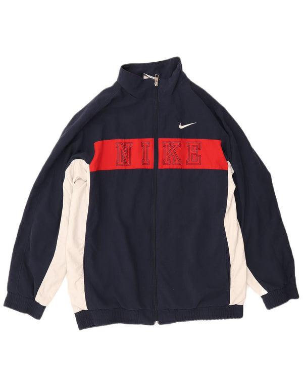 Giacca da tuta da ragazzo NIKE 13-14 anni XL Blu navy Colourblock