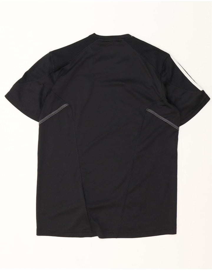 T-shirt ADIDAS Climalite da uomo, poliestere medio nero