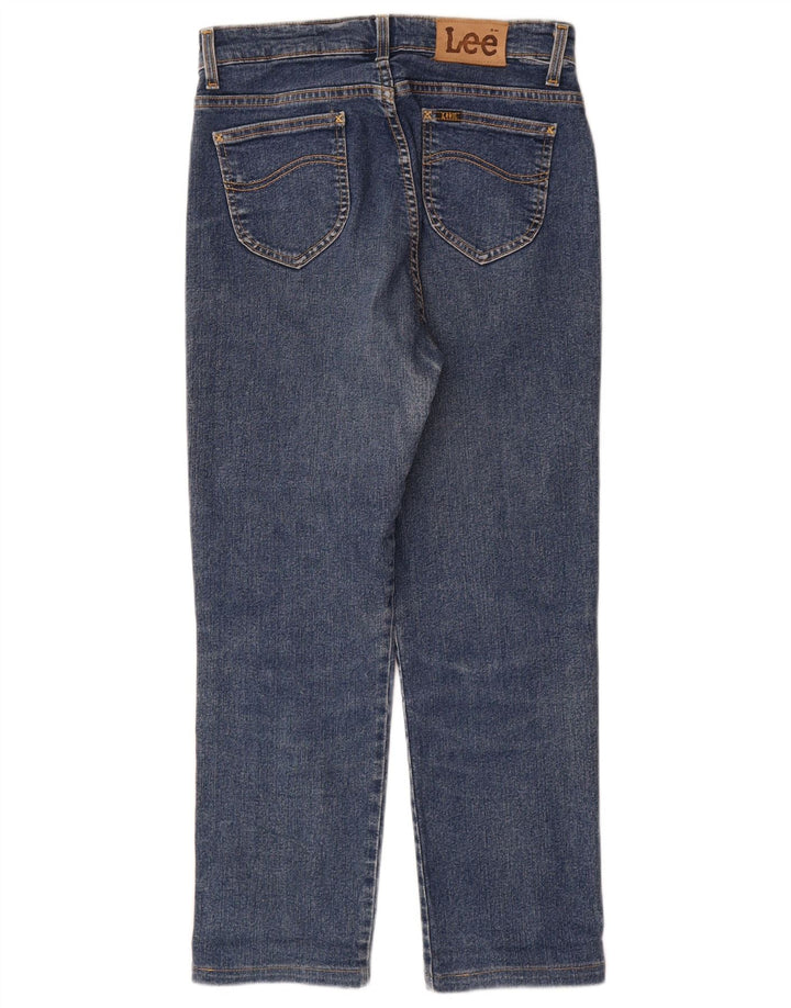 Jeans dritti Dallas da donna Lee W31 L28 cotone blu