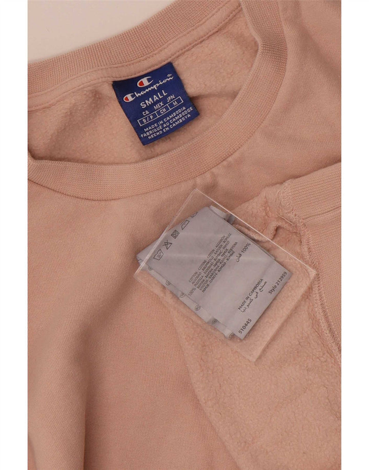 Felpa da uomo Champion Small in cotone rosa