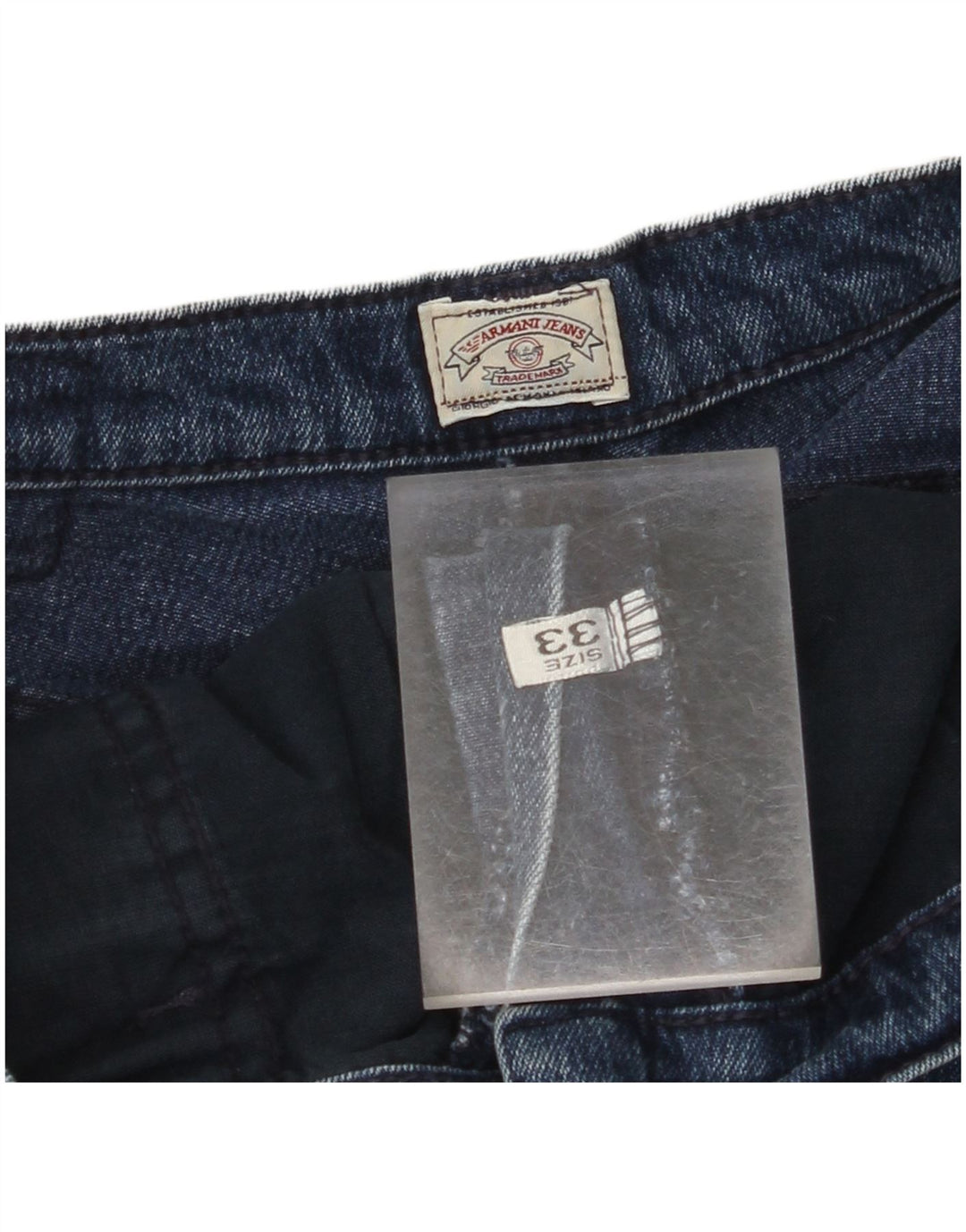 Jeans affusolati da donna ARMANI W33 L30 Blu