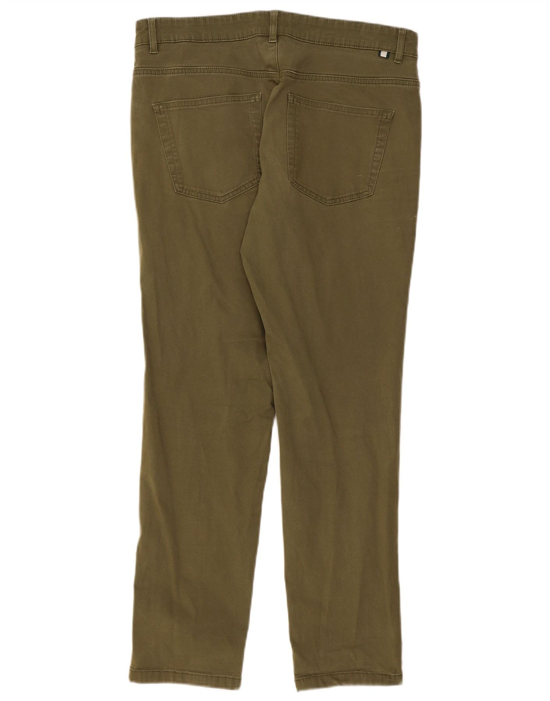 Pantaloni casual slim da uomo Ted Baker W32 L29 cotone kaki