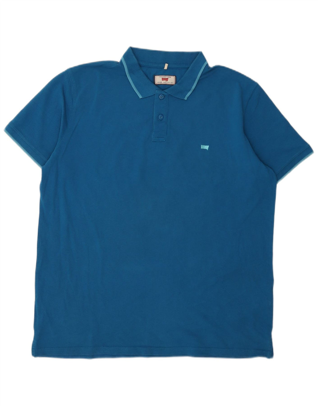 Polo da uomo Carrera 2XL in cotone blu