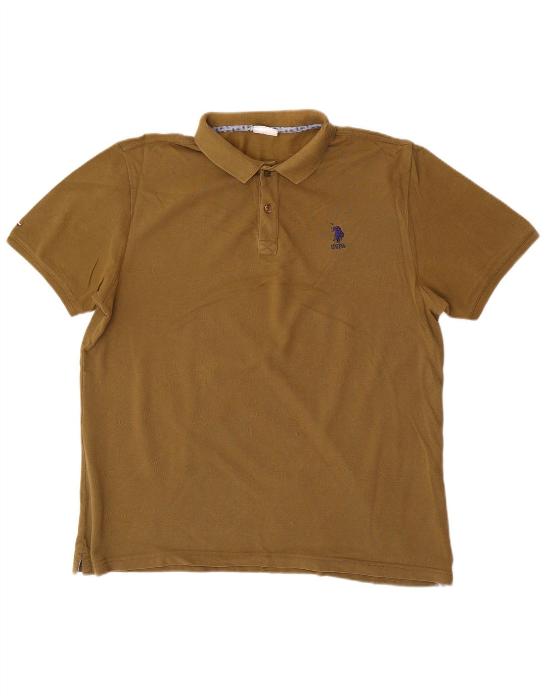 Polo Assn. Camicia da uomo XL in cotone kaki