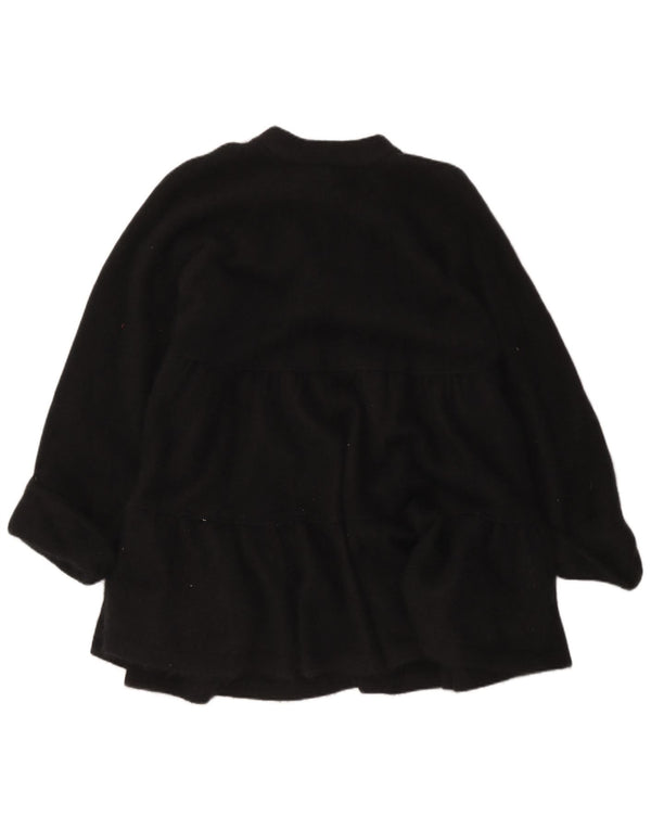 Luisa Spagnoli Womens Longline Cardigan Sweater UK 16 Large Black