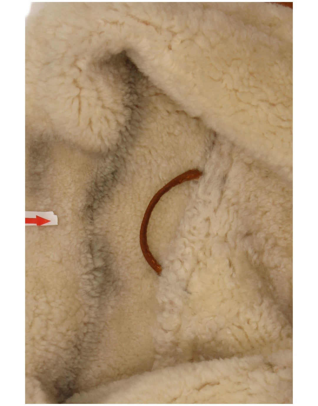 Giubbotto in shearling vintage da uomo IT 48 Marrone medio