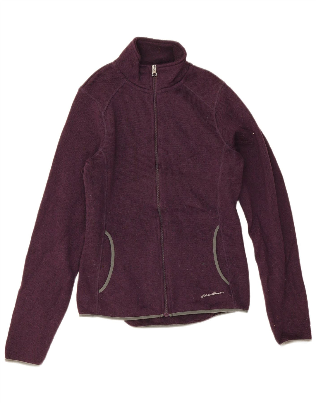 Giacca da tuta da donna Eddie Bauer UK 10 piccola viola chiazzata