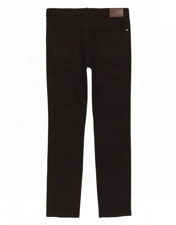 Jeans slim da uomo Hugo Boss W36 L36 cotone nero