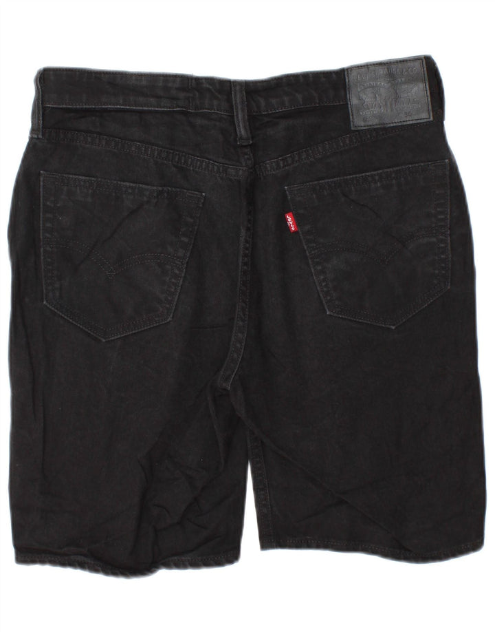 LEVI'S Pantaloncini di jeans 541 da uomo W30 cotone nero medio
