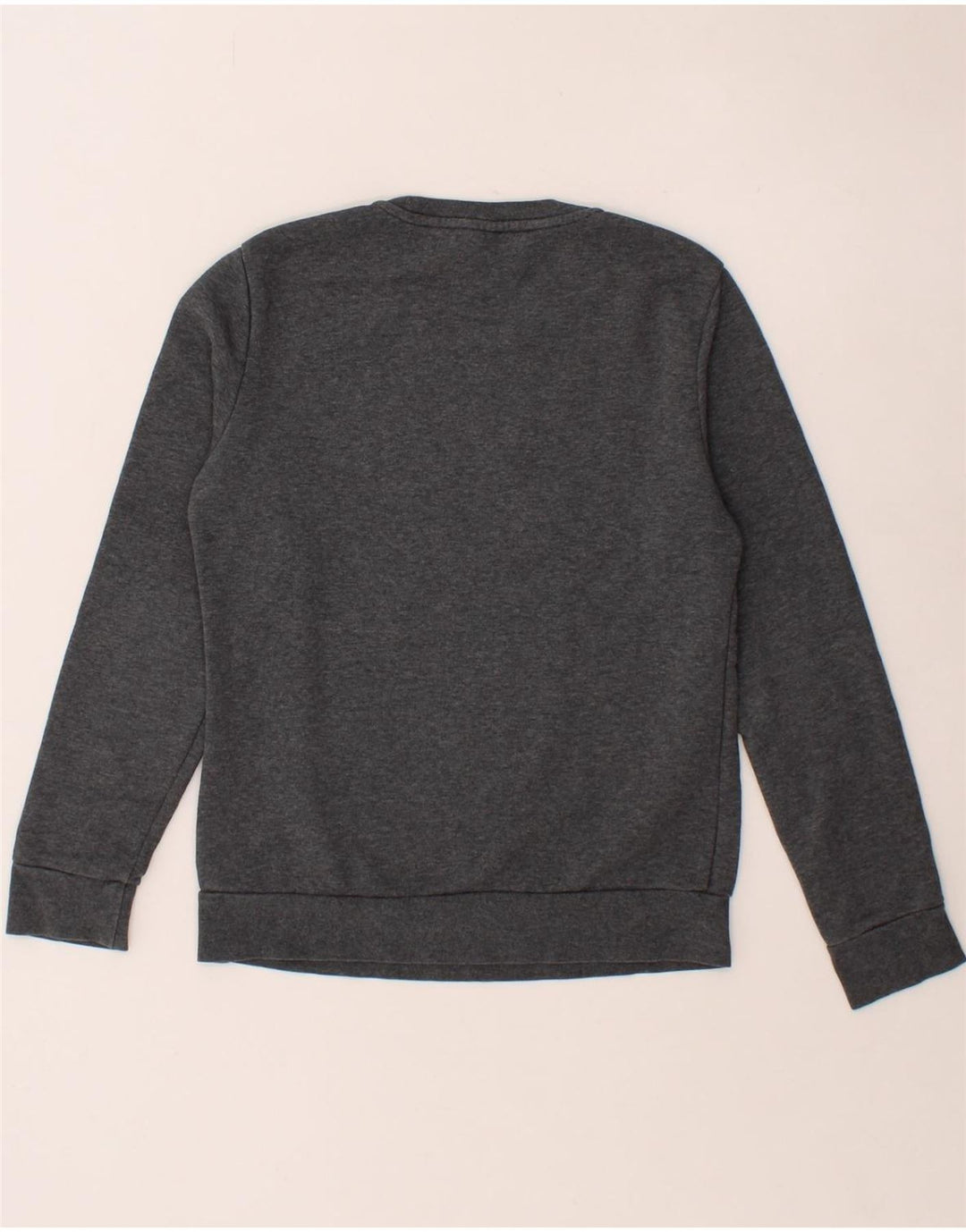 ADIDAS Womens Graphic Sweatshirt Jumper UK 8/10 Small Grey Cotton Vintage Adidas and Second-Hand Adidas from Messina Hembry 