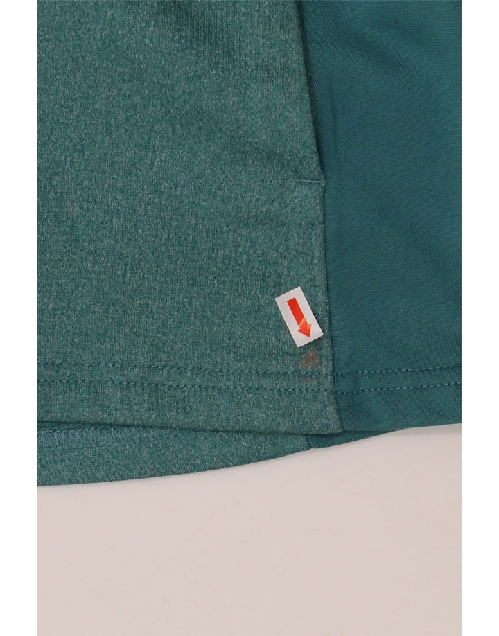 THE NORTH FACE Felpa con cappuccio e zip da donna UK 10 Small Blue Flecked