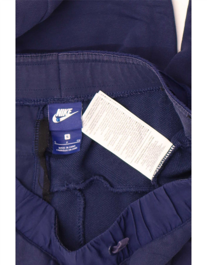 Pantaloni da tuta grafica Nike da uomo piccoli in cotone blu