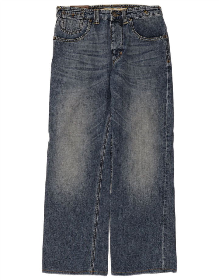 Jeans da uomo a gamba larga Fat Face W30 L29 cotone blu