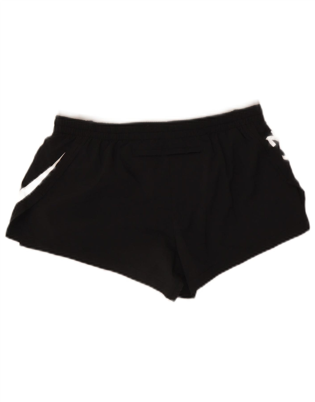 Pantaloncini sportivi Nike Dri Fit Graphic da donna UK 12 Medium Nero Poliestere