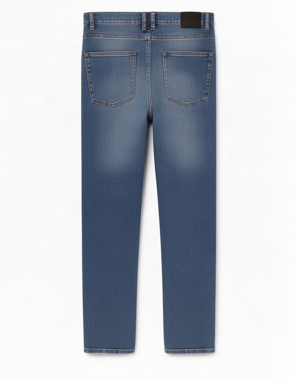 Jeans slim da uomo Zara EU 44 Large W34 L31 Cotone blu