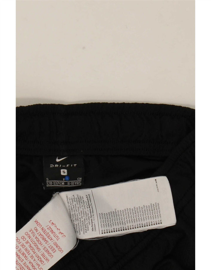 Pantaloncini sportivi Nike da ragazzo Dri Fit Graphic 8-9 anni piccoli in poliestere nero
