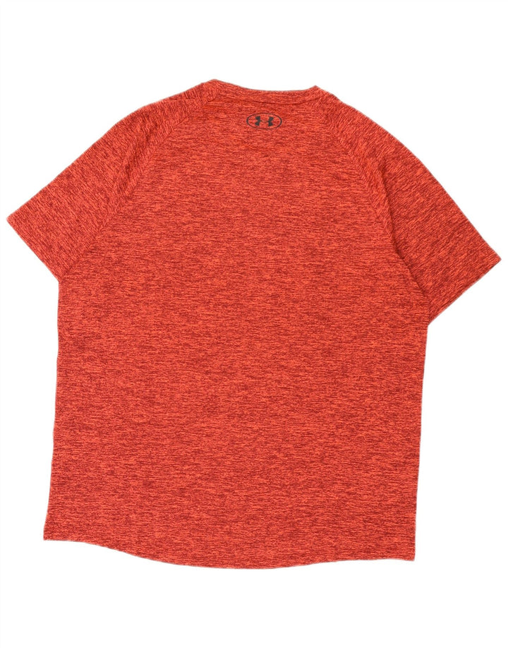 Maglietta da uomo Under Armour Top rosso medio chiazzato