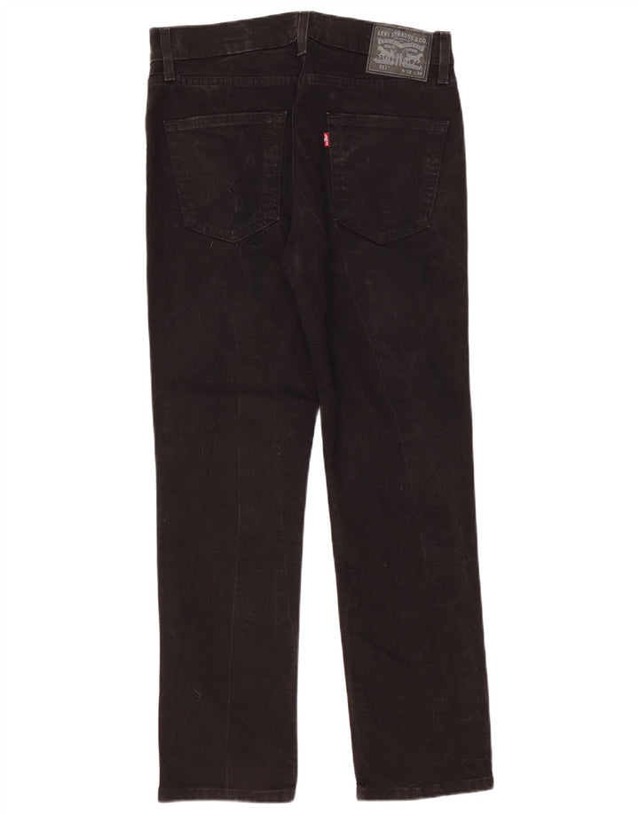 Jeans Levi's Uomo 511 Slim W32 L30 Cotone Nero