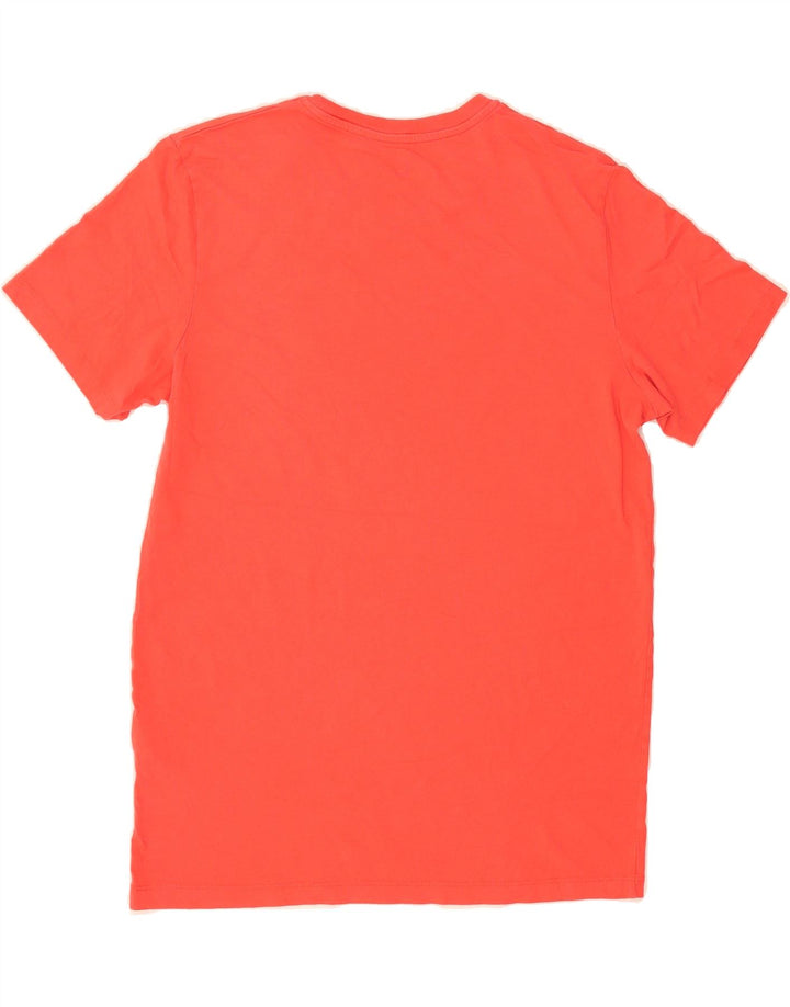 JACK & JONES Mens Graphic T-Shirt Top Large Orange Cotton Vintage Jack & Jones and Second-Hand Jack & Jones from Messina Hembry 