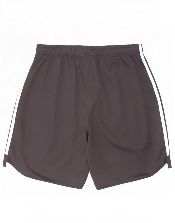 Pantaloncini sportivi Adidas da ragazzo del Manchester United 13-14 anni in poliestere nero