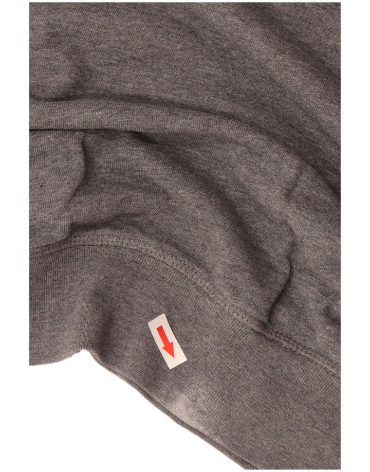 Diesel Felpa con grafica da uomo Maglione piccolo in cotone grigio