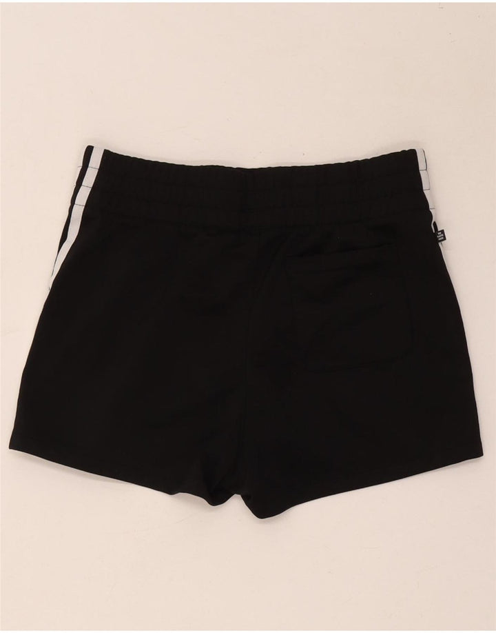 Pantaloncini sportivi Adidas da donna UK 4/6 XS poliestere nero
