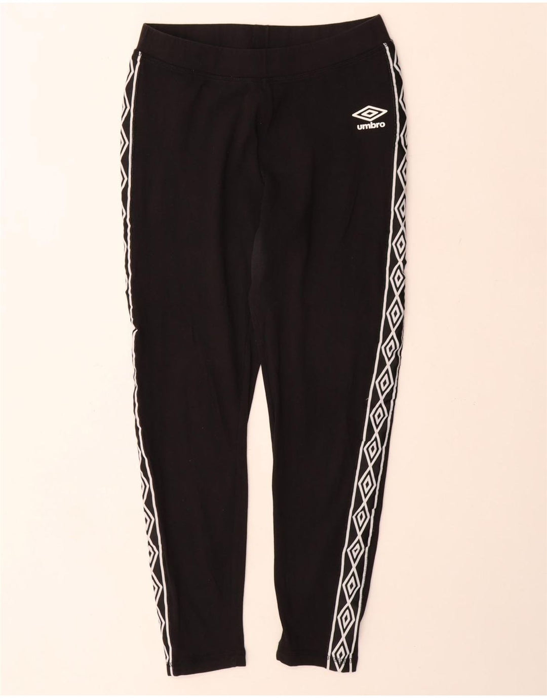 Leggings grafici da donna Umbro UK 12 cotone nero medio