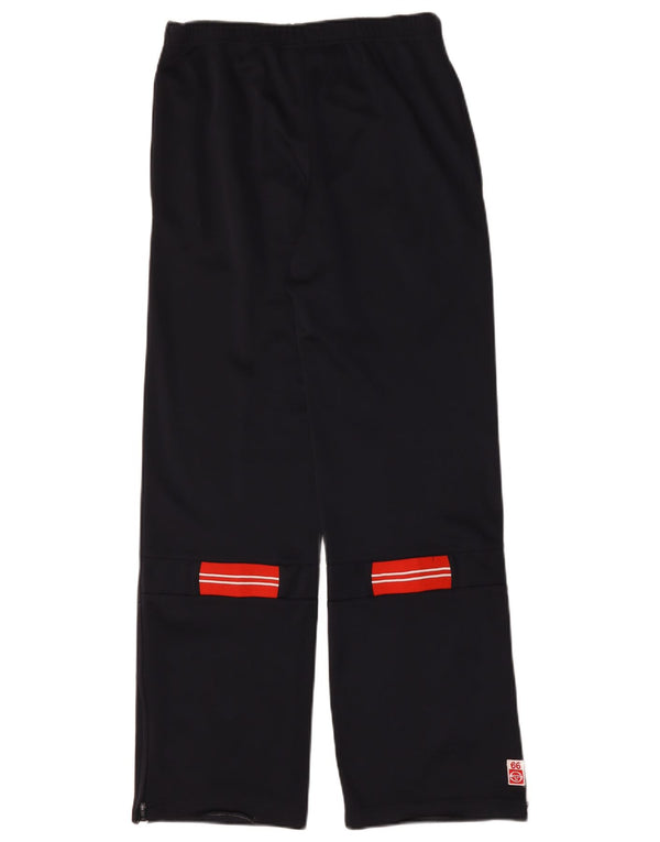 Sergio Tacchini Womens Tracksuit Trousers UK 10 Small Navy Blue Colourblock