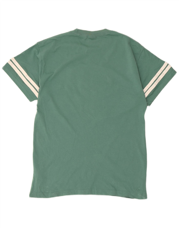 T-shirt grafica da uomo Nike Top in cotone color block verde medio
