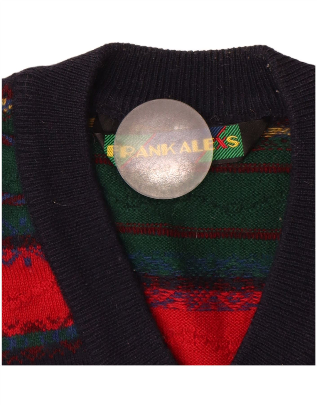 Canotta da uomo Frank Alexs IT 50 lana a righe multicolore media