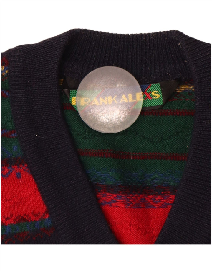 Canotta da uomo Frank Alexs IT 50 lana a righe multicolore media