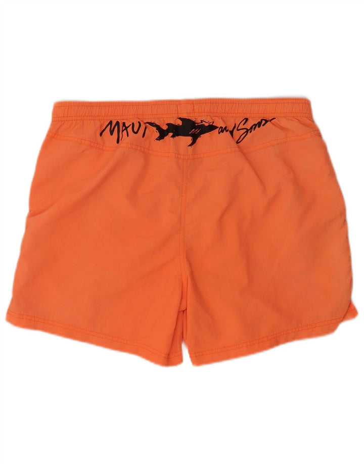 Pantaloncini da bagno da uomo Maui and Sons XL arancioni