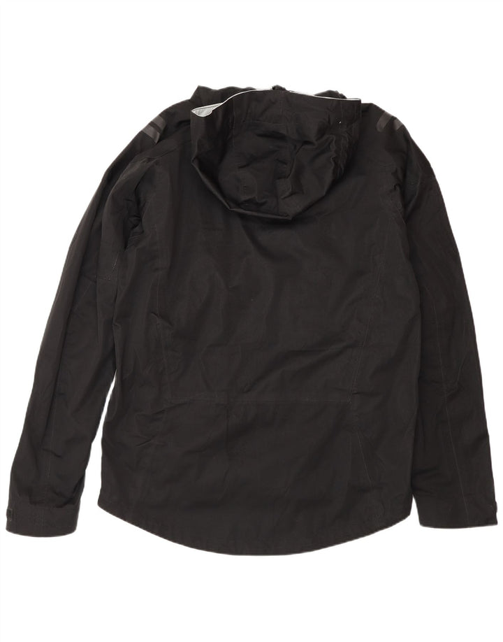 Giacca antipioggia da uomo con cappuccio Mountain Warehouse UK 38 poliestere nero medio