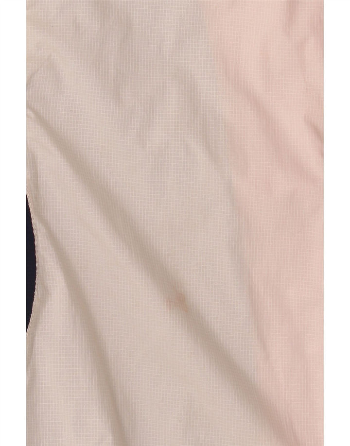 Giacca a vento con cappuccio da donna Weird Fish UK 14 Large White Colourblock