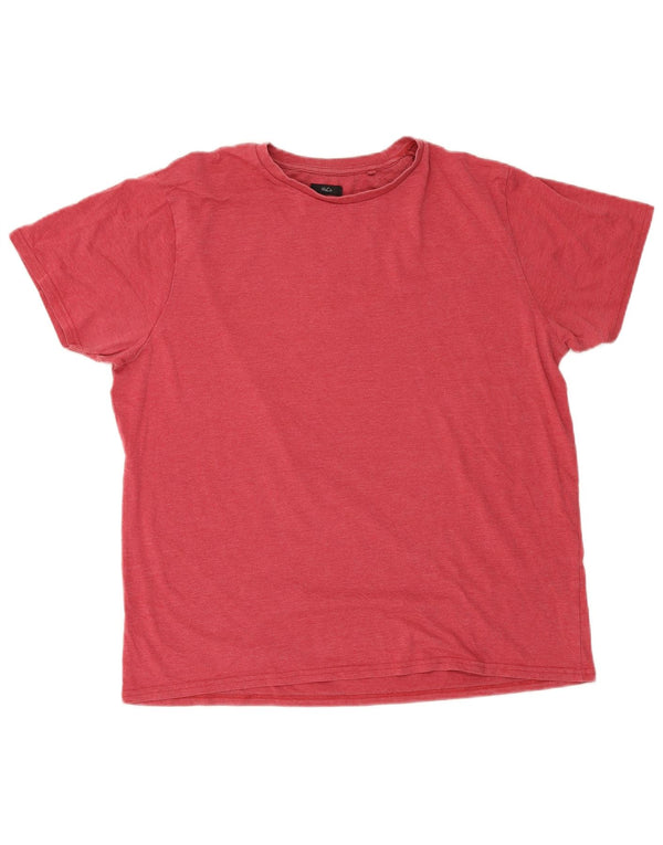 T-shirt da uomo M&Co Top XL in cotone rosso
