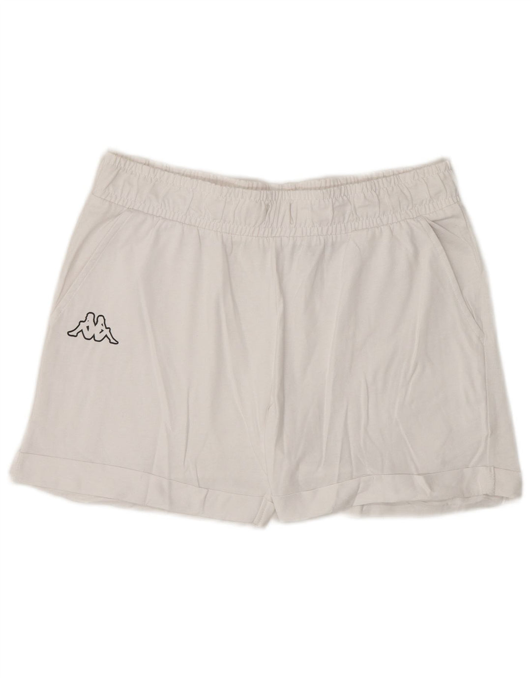 Pantaloncini sportivi Kappa da donna UK 14 grandi bianchi