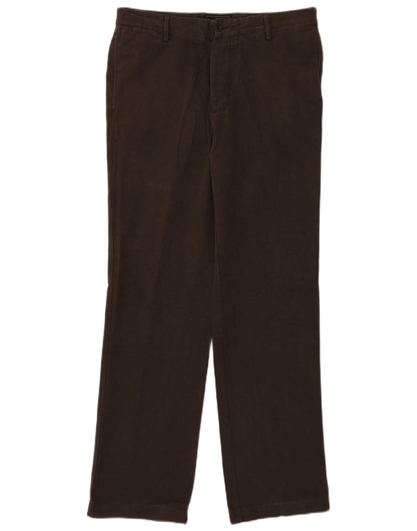 Pantaloni chino dritti da uomo Marlboro Classics EU 54 2XL W36 L33 Cachi