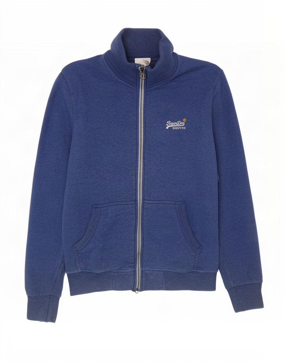 Giacca da ginnastica da uomo Superdry piccola in cotone blu