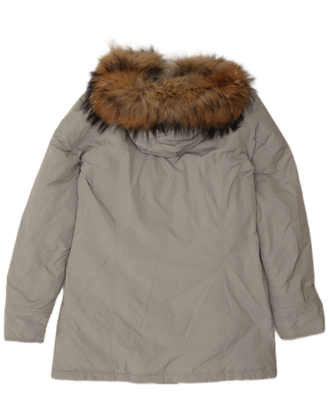 Giacca Parka con cappuccio da donna Woolrich UK 16 Large Grey Poliestere invernale