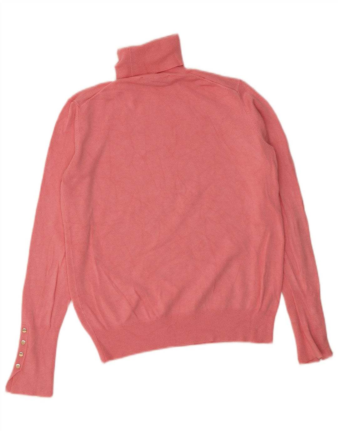 Maglione maglione collo alto da donna Zara UK 10 piccolo rosa