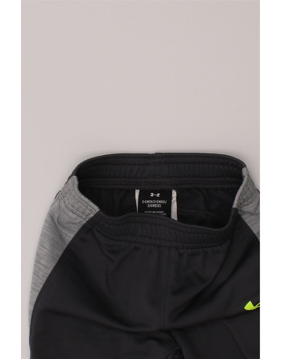 Pantaloni della tuta da bambino UNDER ARMOUR 3-6 mesi Colore nero a blocchi