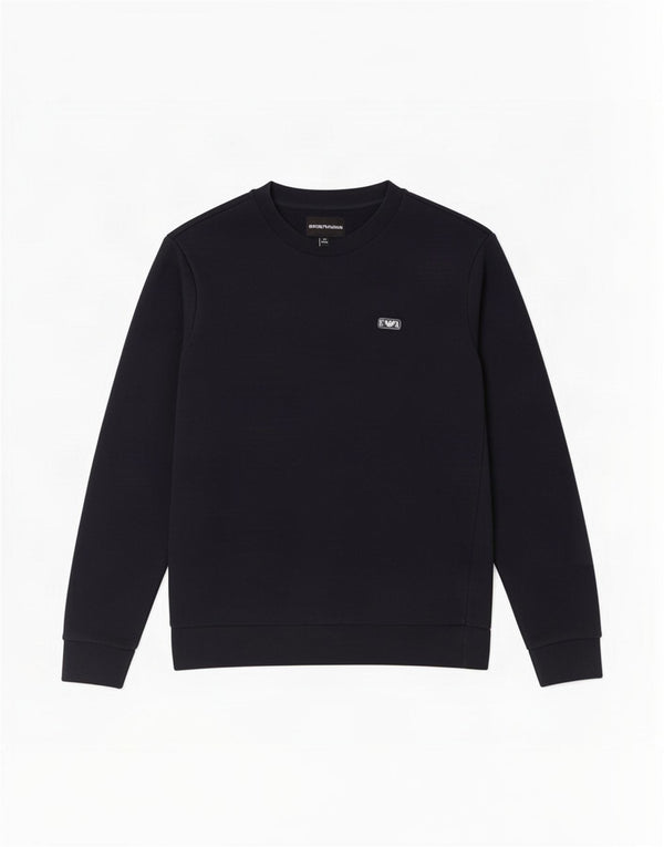 Felpa Maglione Bambino Emporio Armani 11-12 Anni Cotone Blu Navy