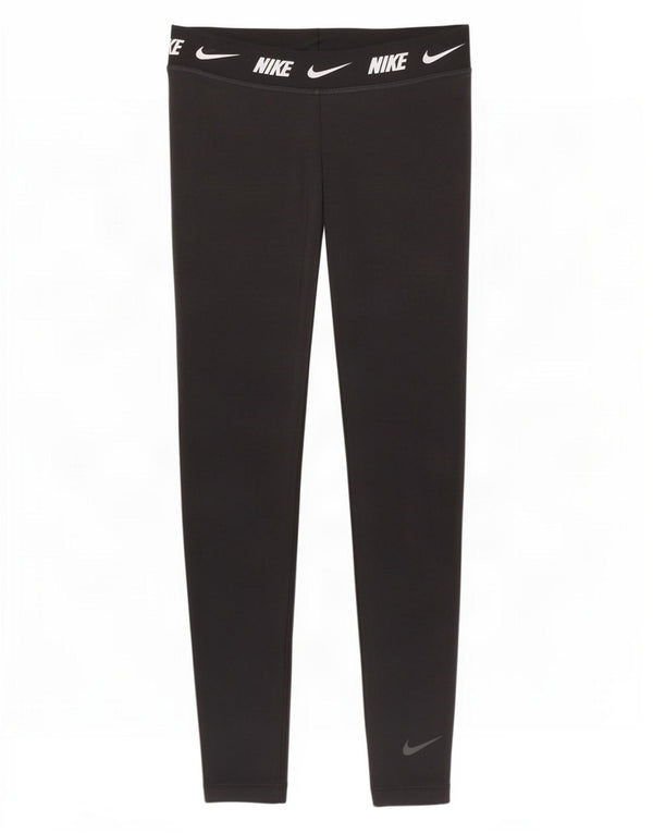 Leggings grafici da donna Nike UK 16 grande cotone nero
