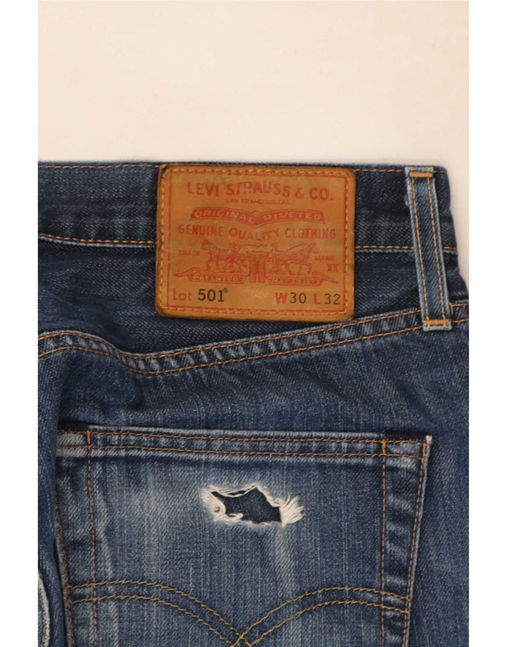 Levi's Uomo 501 Jeans dritti W30 L32 Cotone Blu