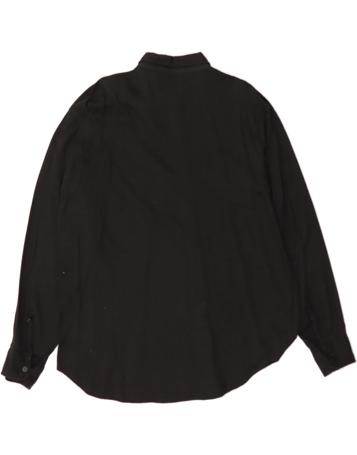 CHARRO Mens Shirt Large Black Cotton Vintage Charro and Second-Hand Charro from Messina Hembry 